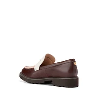 Women's Geneva Leather Penny Loafers