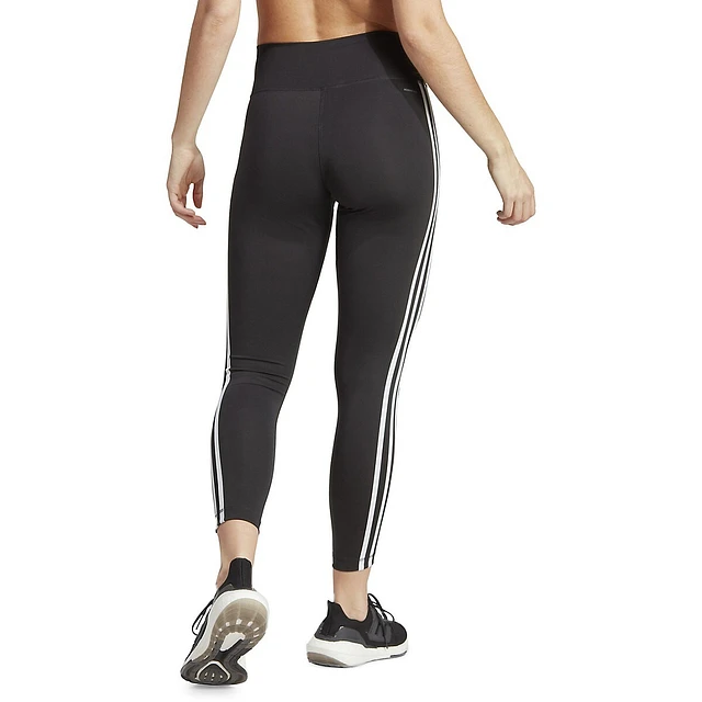 Training Essentials 3-Stripes High-Waisted Short Leggings (Plus Size)