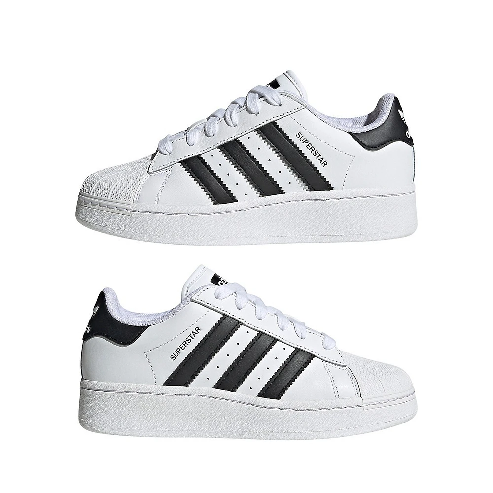 Women's Superstar 3-Stripes Leather Sneakers