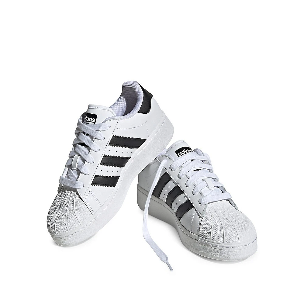 Women's Superstar 3-Stripes Leather Sneakers