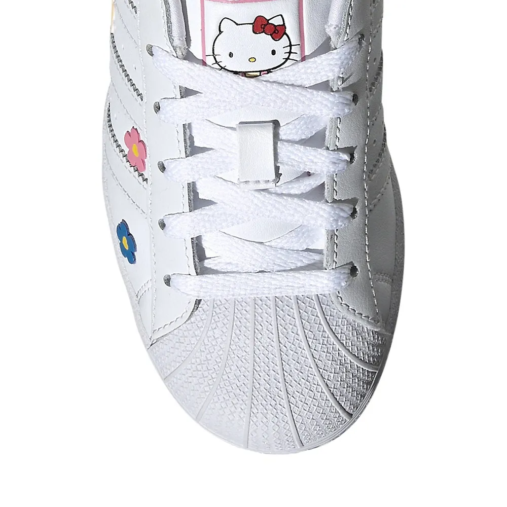 Kid's Adidas Originals x Hello Kitty Superstar Sneakers