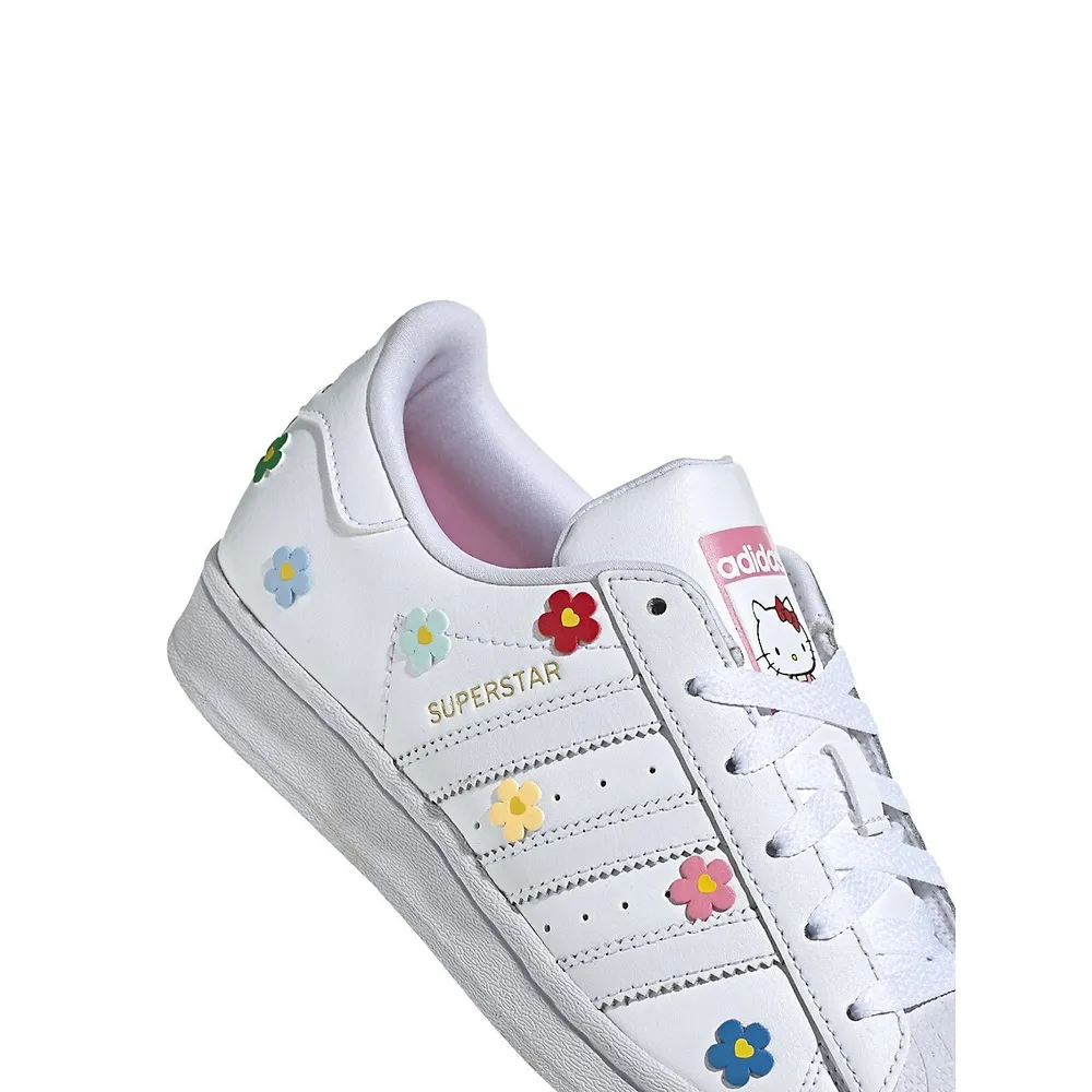 Kid's Adidas Originals x Hello Kitty Superstar Sneakers