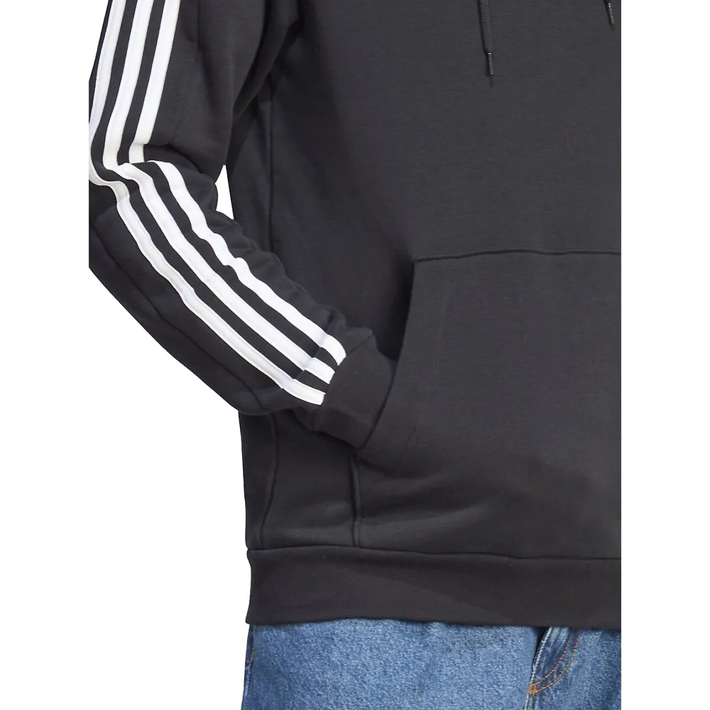 Essentials Fleece 3-Stripes Hoodie