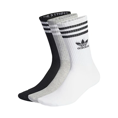 Chaussettes mi-mollet pour homme, trois paires
