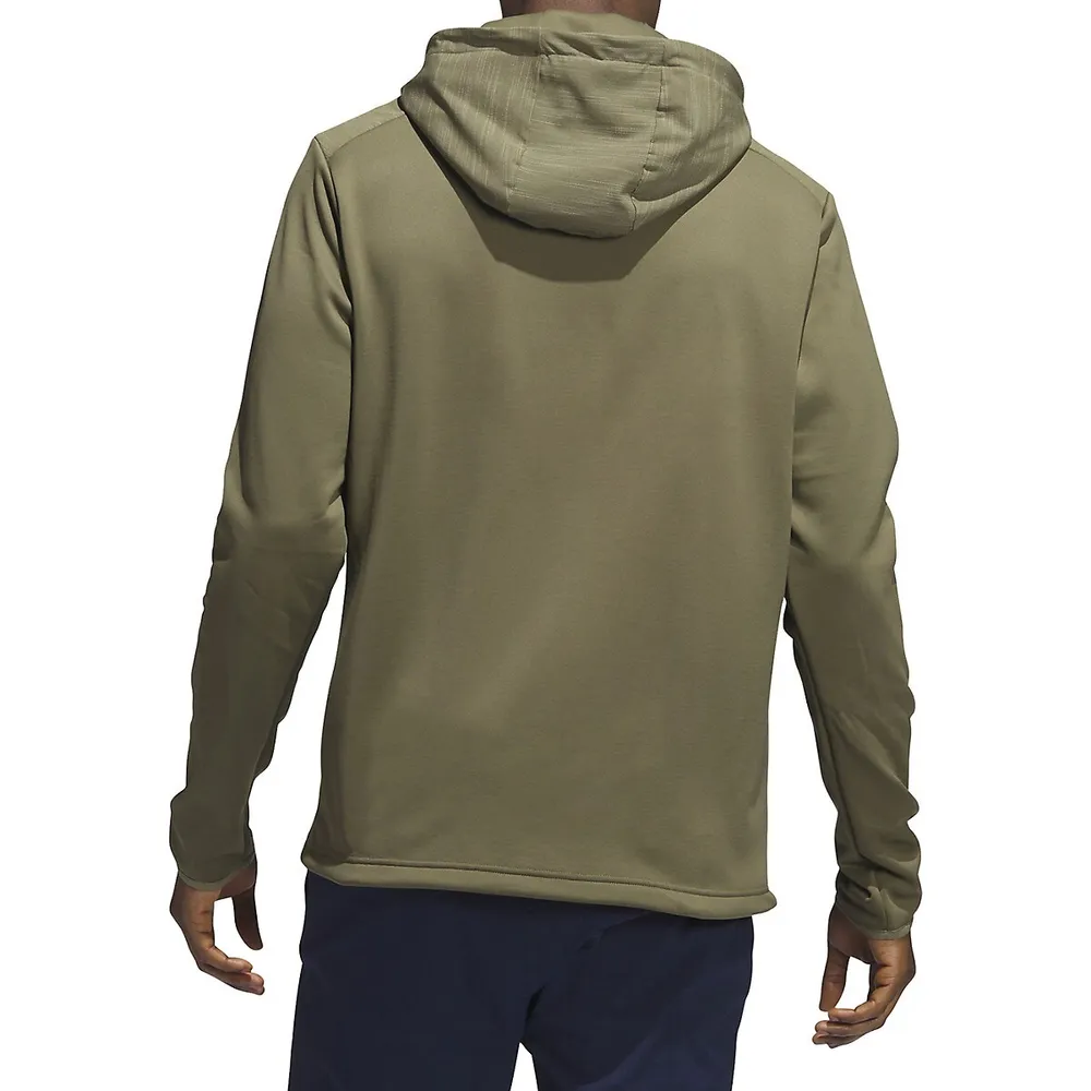 Textured Hooded Pullover Anorak