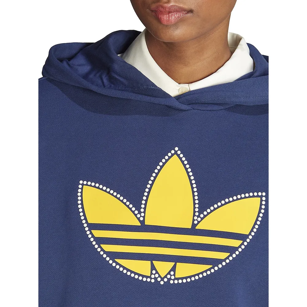 Adidas originals ​Pearl Trefoil Boyfriend Hoodie