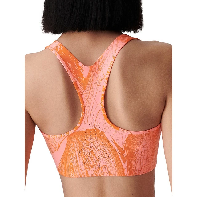 ADIDAS BY STELLA MCCARTNEY Bralette Sports Bra 'True Purpose Power Impact'  in Orange, Peach