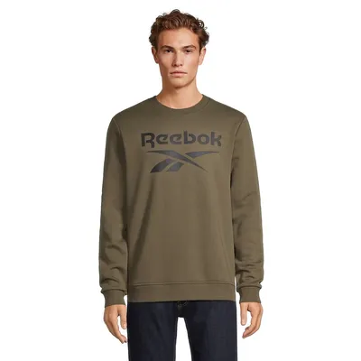 Reebok Identity Fleece Big Logo Crewneck Sweatshirt