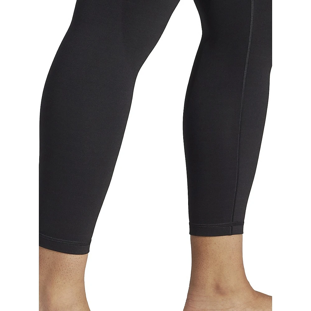 Yoga Studio Luxe Crossover Waistband Ankle Leggings