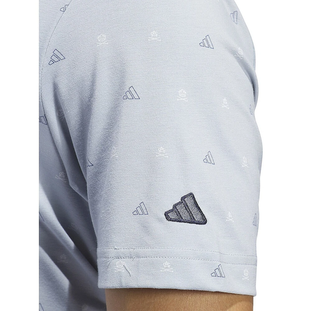 Go-To Mini Crest-Print Polo Shirt