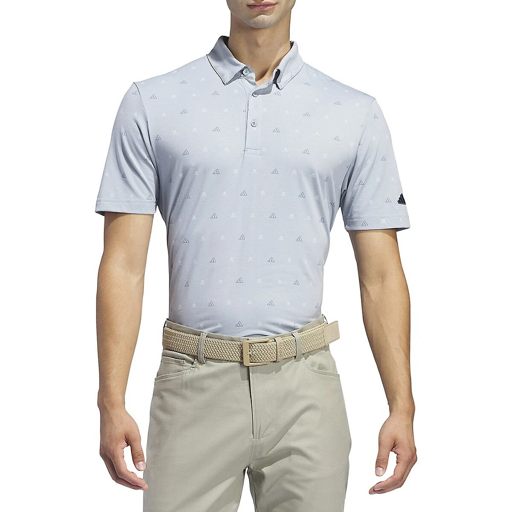 Go-To Mini Crest-Print Polo Shirt