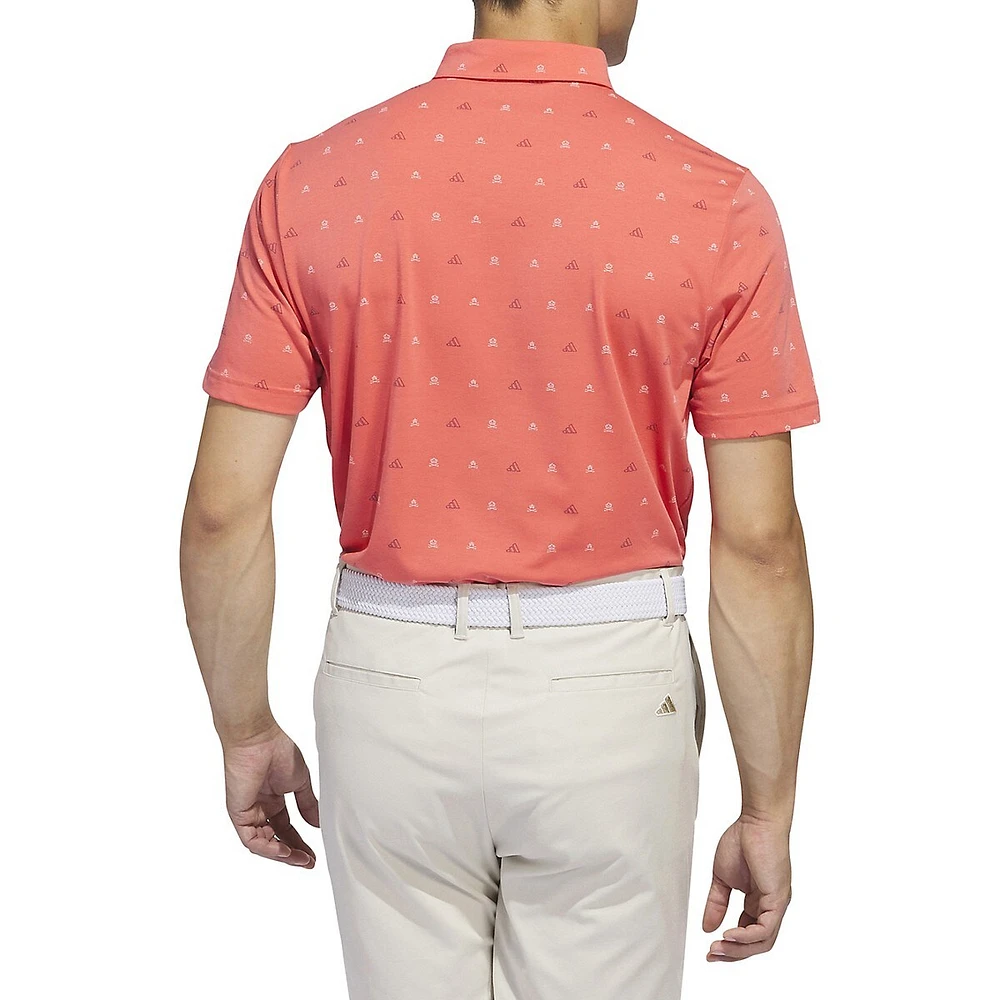 Go-To Mini Crest-Print Polo Shirt