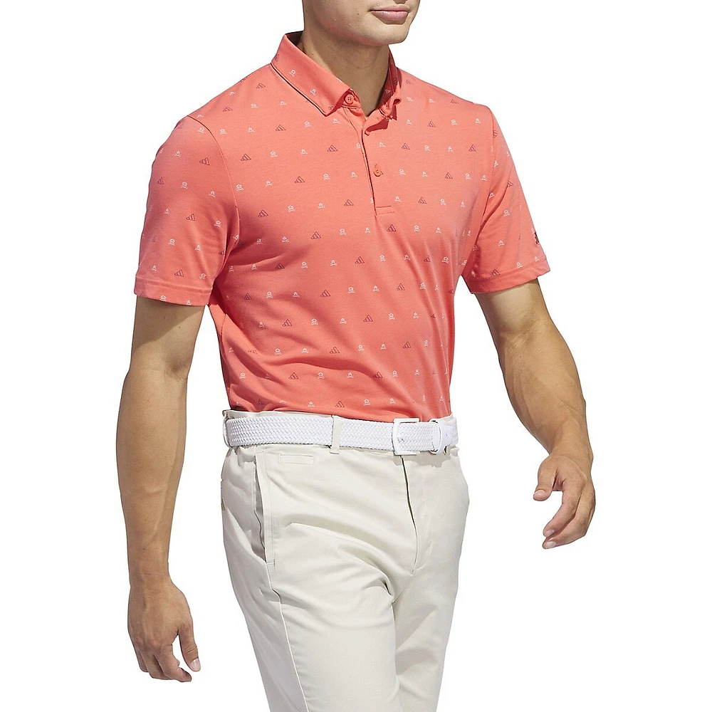 Go-To Mini Crest-Print Polo Shirt