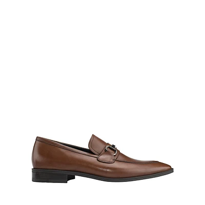 Malcome2 Hardware Bit Leather Loafers