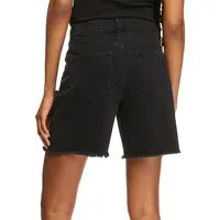 High-Rise Boyfriend Shorts