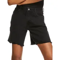 High-Rise Boyfriend Shorts