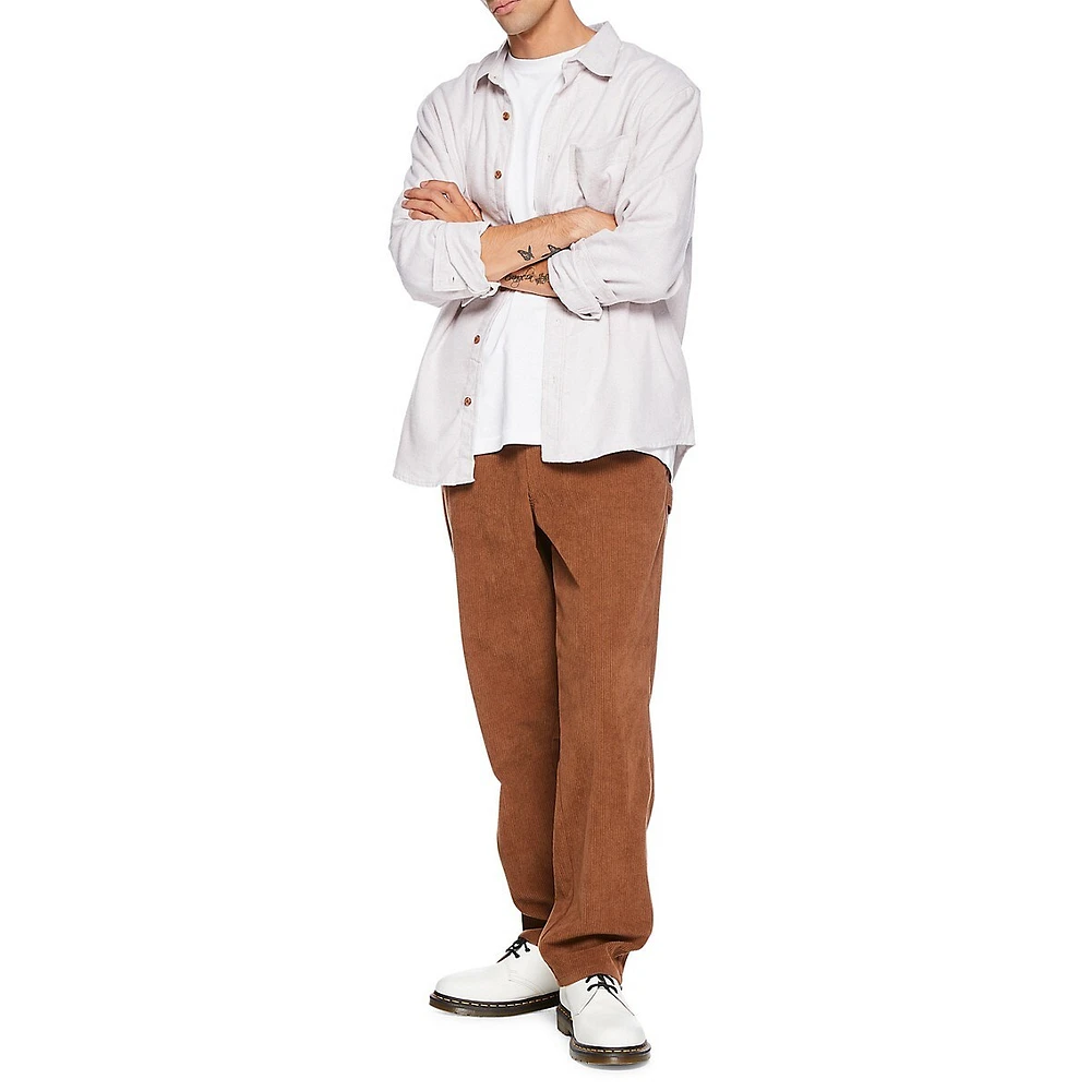 Pull-On Corduroy Utility Pants