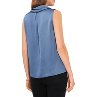 Sleeveless Cowlneck Top