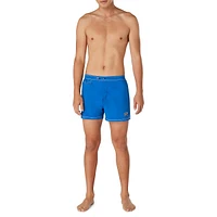 Short de bain uni rétro style beachsider Active Rec