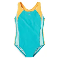 Girl's Active Rec Infinity Splice One-Piece Swimsuit