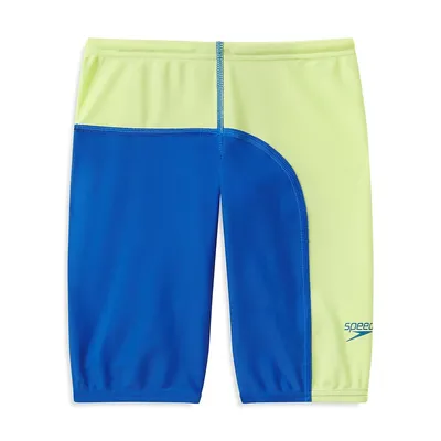 Boy's Active Rec Colourblock Spliced Jammer Swim Shorts