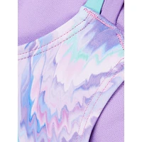 Girl's Printed Strappy One-Piece Swimsuit