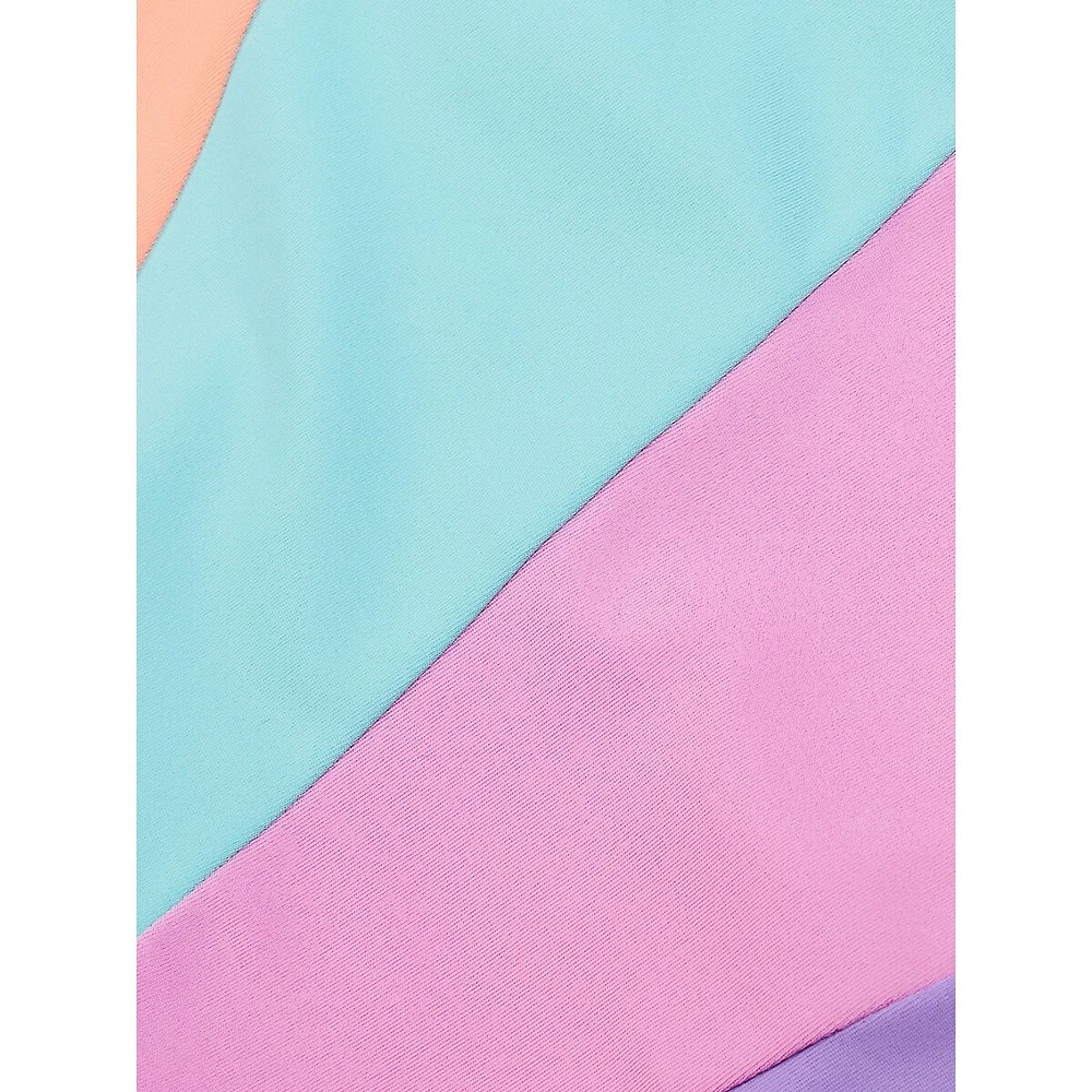 Maillot de bain une pièce Radiating Splice pour fille