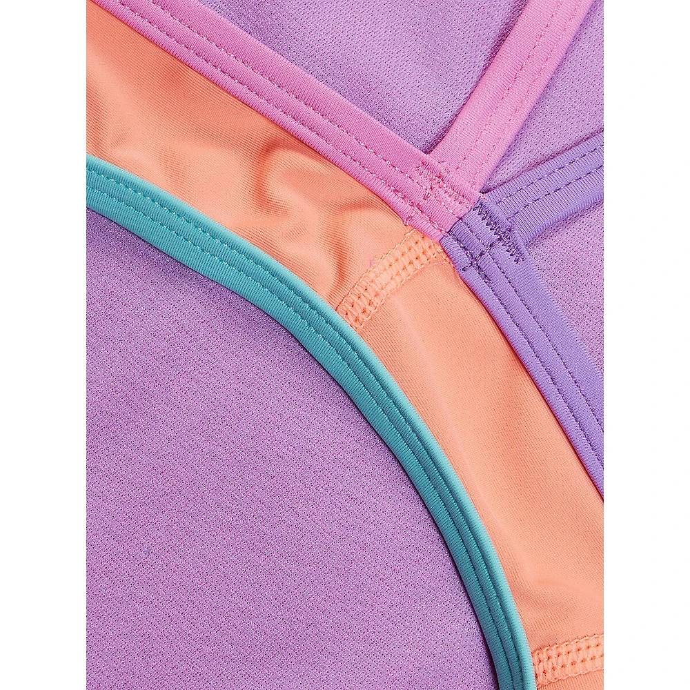 Maillot de bain une pièce uni Propel Back pour fille