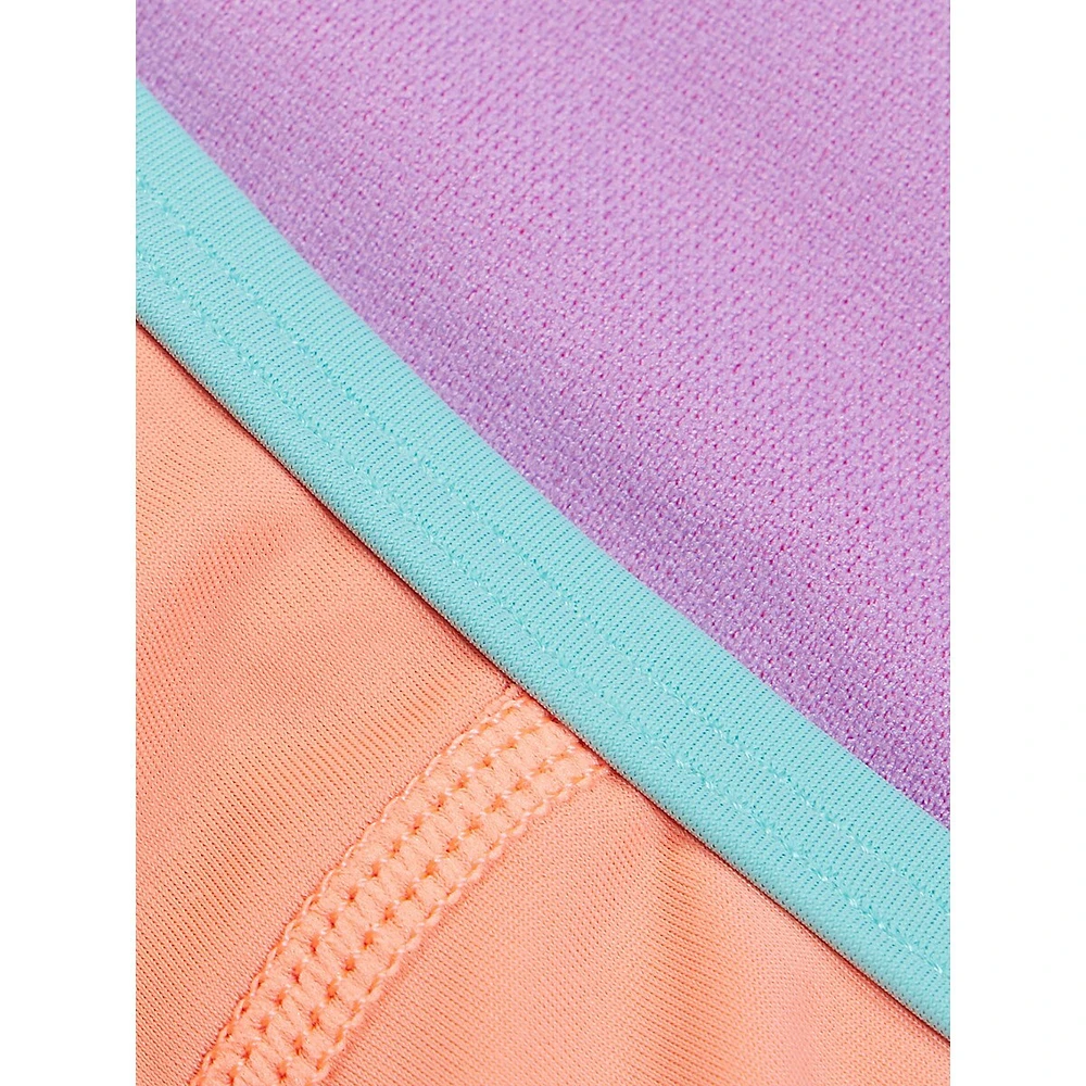 Maillot de bain une pièce uni Propel Back pour fille