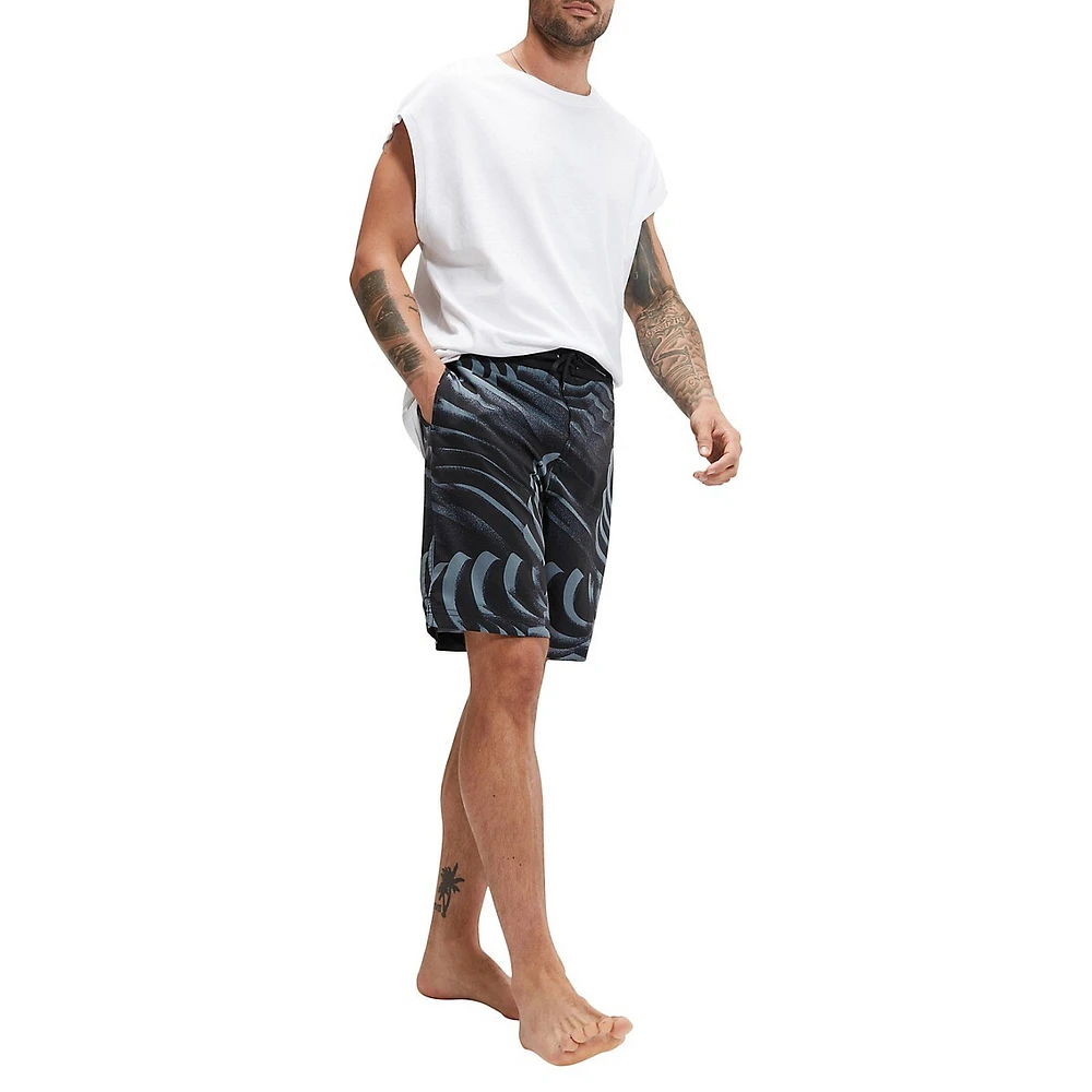 Foundation Alley Print Bondi Basin Boardshorts