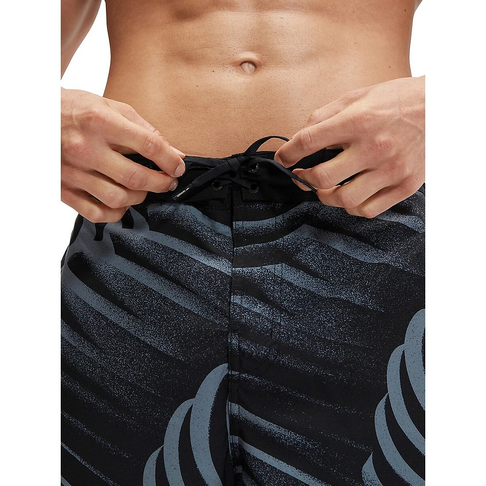 Foundation Alley Print Bondi Basin Boardshorts