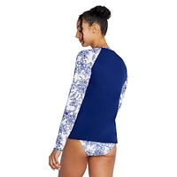 Maillot dermoprotecteur à manches longues et imprimé Active Rec