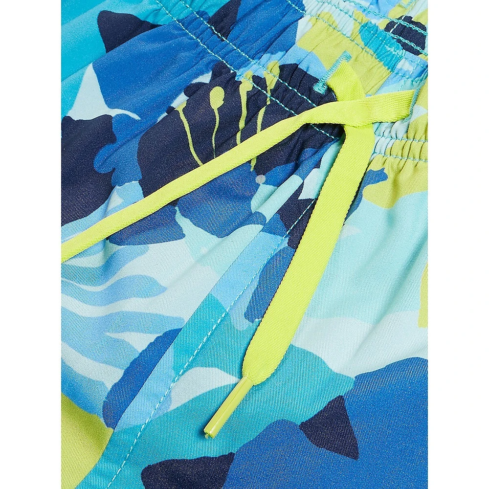 Boy's Printed Redondo Swim Volley Shorts