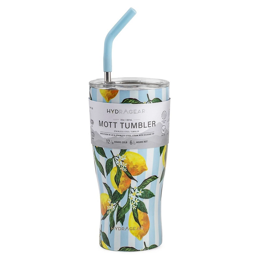 Bouteille d'eau citron Mott Hydragear - 887 ml