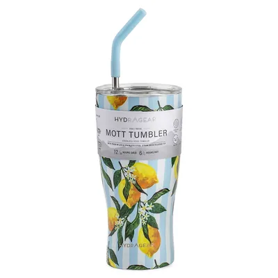 Hydragear 30-Oz Lemon Fruit Mott Tumbler