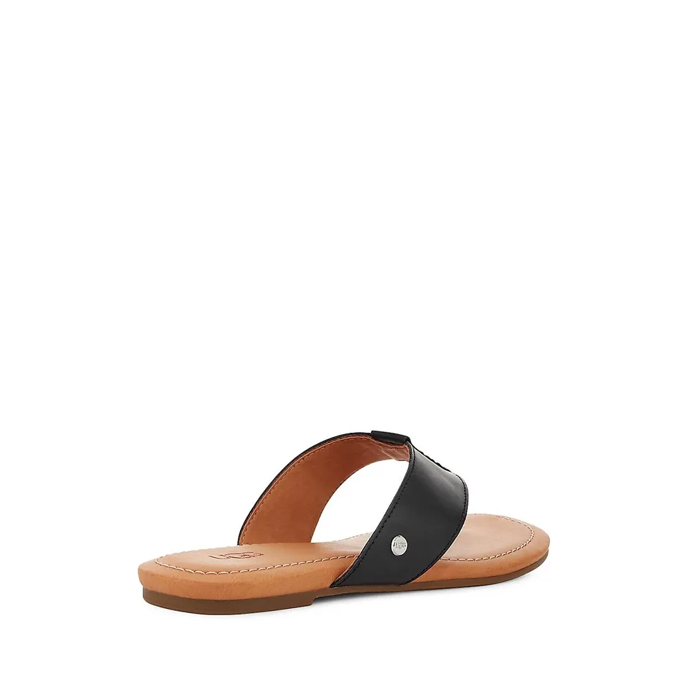 Women's Carey Flip Leather Toe-Thong Sandals