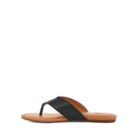 Women's Carey Flip Leather Toe-Thong Sandals