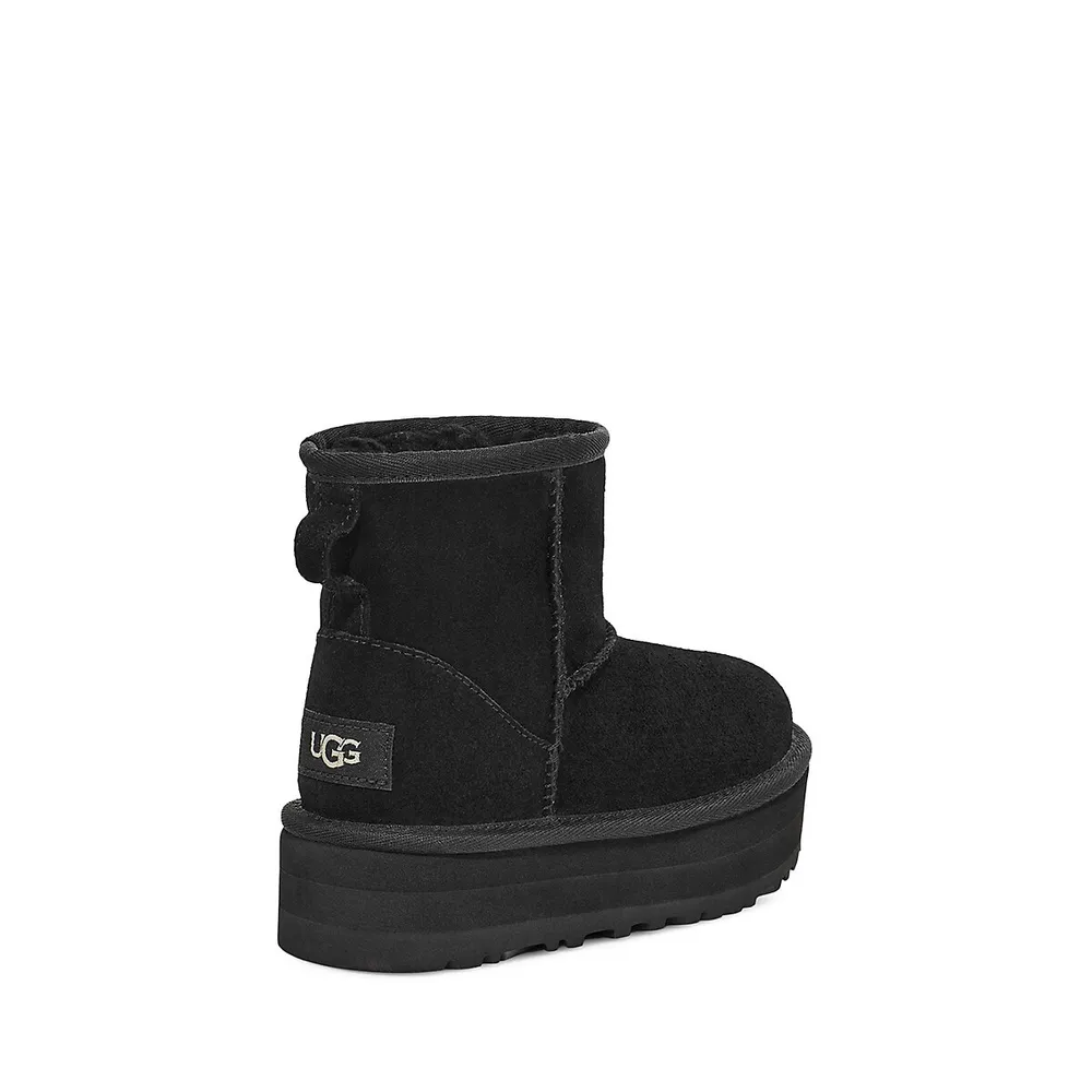 Kid's Classic Mini Platform Suede Boots