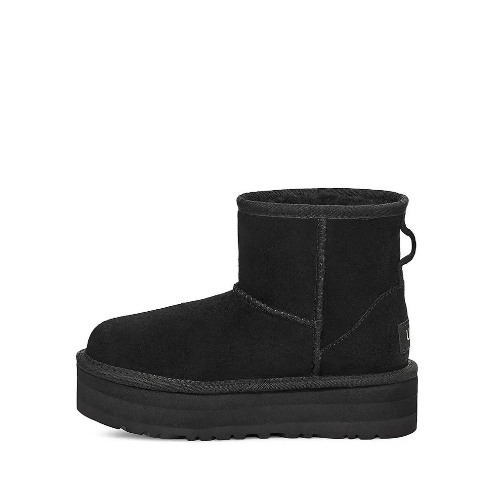 Kid's Classic Mini Platform Suede Boots