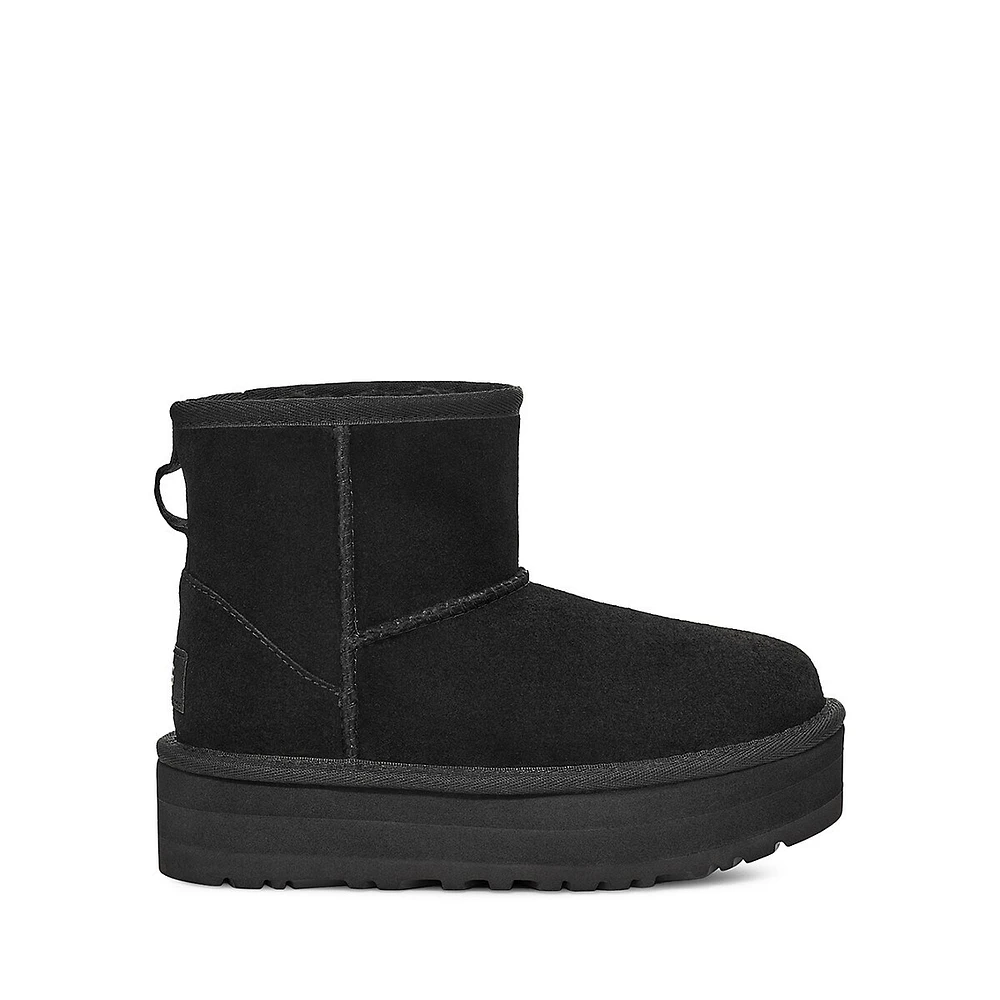 Kid's Classic Mini Platform Suede Boots