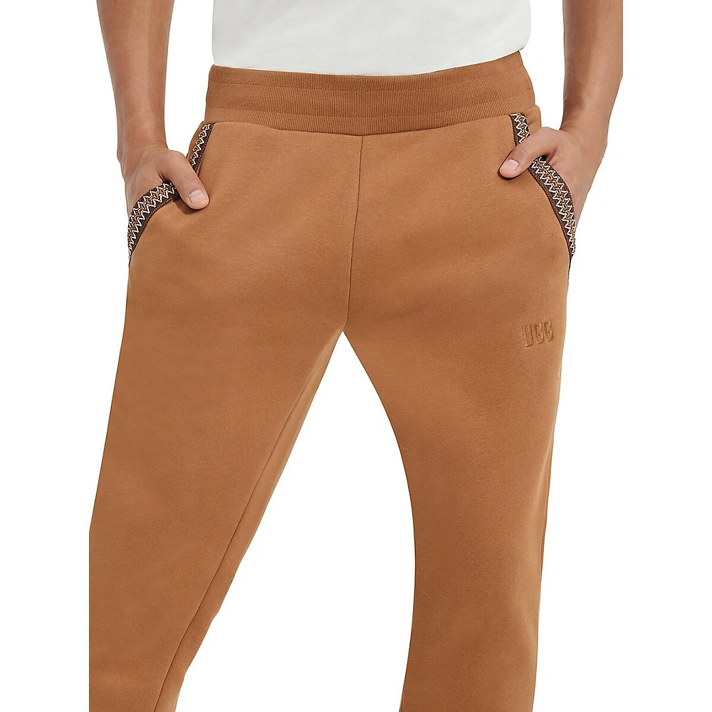 Tasman Braid-Trim Joggers