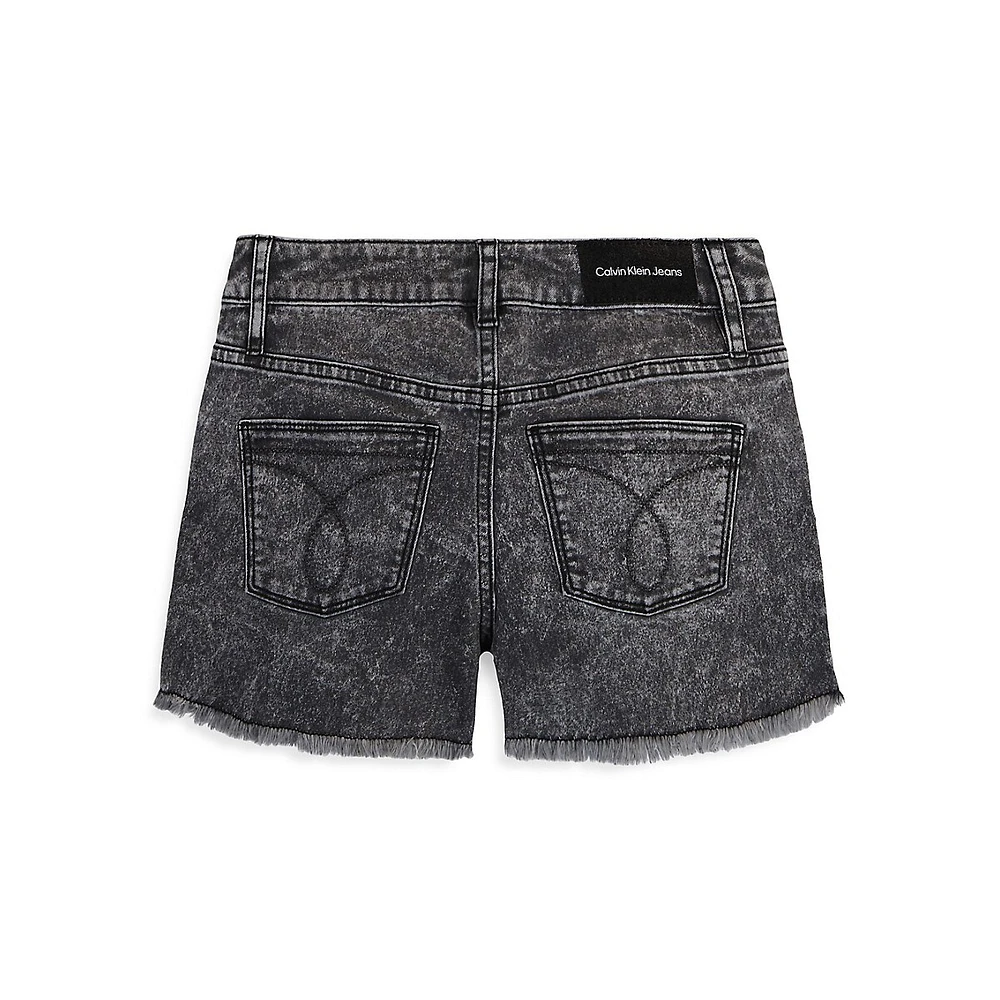 Girl's Cutoff Denim Shorts