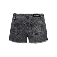 Girl's Cutoff Denim Shorts