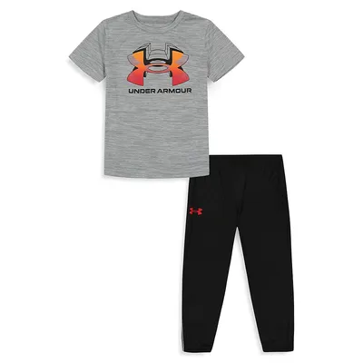 Baby Boy's UA Infinite Lap 2-Piece T-Shirt & Joggers Set