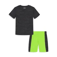 Little Boy's 2-Piece UA Dropback T-Shirt & Shorts Set