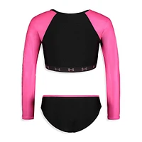 Ensemble maillot dermoprotecteur et culotte de bikini pour fille, deux pièces