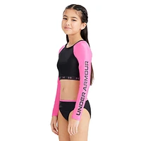 Ensemble maillot dermoprotecteur et culotte de bikini pour fille, deux pièces