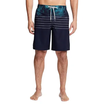 UA Gradient Seam Foam Stripe E-Board Swim Shorts