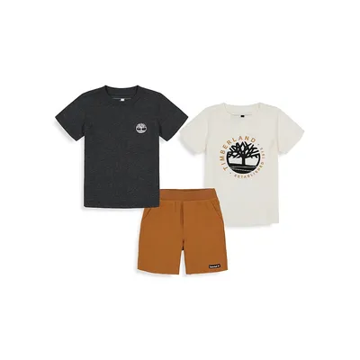 Baby Boy's 3-Piece T-Shirt & Shorts Set