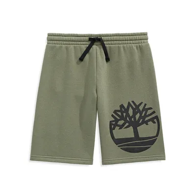 Boy's Logo-Print Pull-On Shorts